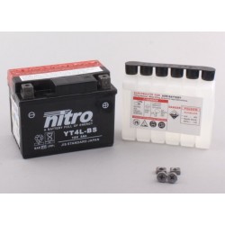 NITRO YT4L-BS AGM ouvert avec pack acide