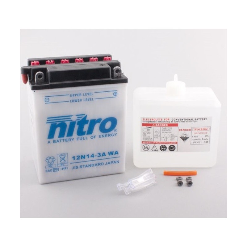 NITRO 12N14-3A ouvert avec pack acide