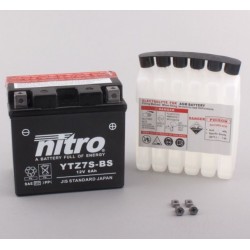 NITRO YTZ7S-BS AGM ouvert avec pack acide