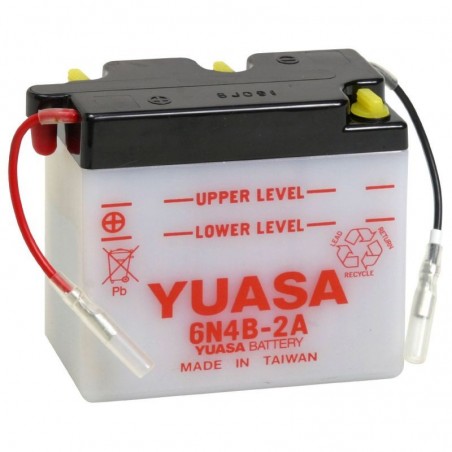 Batterie YUASA pour moto 6N4B-2A Batterie YUASA pour moto 6N4B-2A