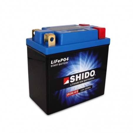 Batterie Lithium Ion SHIDO pour moto LB12-ALA2