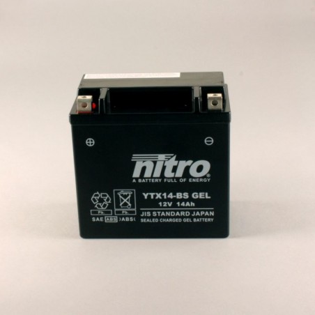 Batterie NITRO YTX14-BS GEL