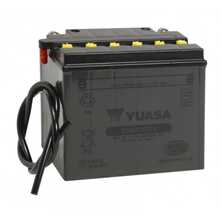 Batterie YUASA pour moto YB16-B-CX Batterie YUASA pour moto YB16-B-CX