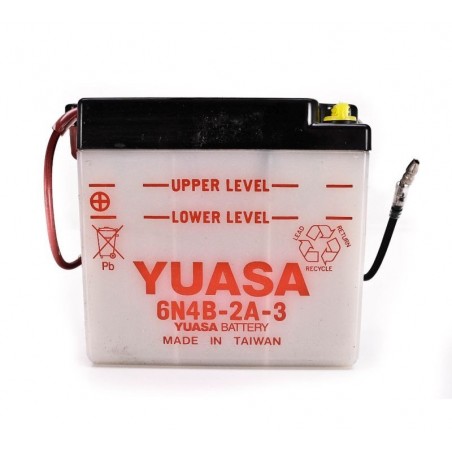 Batterie YUASA pour moto 6N4B-2A-3 Batterie YUASA pour moto 6N4B-2A-3