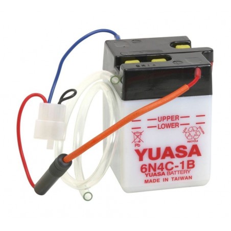 Batterie YUASA pour moto 6N4C-1B Batterie YUASA pour moto 6N4C-1B