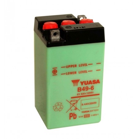 Batterie YUASA pour moto B49-6 Batterie YUASA pour moto B49-6