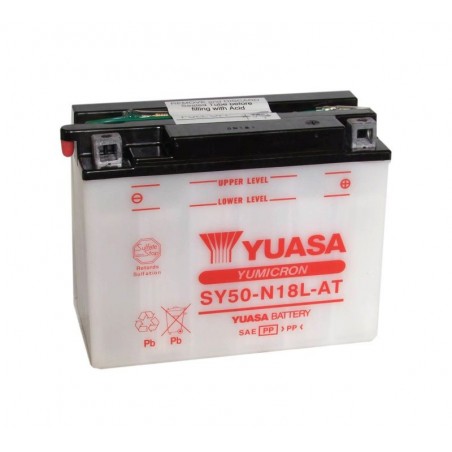 Batterie YUASA pour moto YUASA SY50-N18L-AT