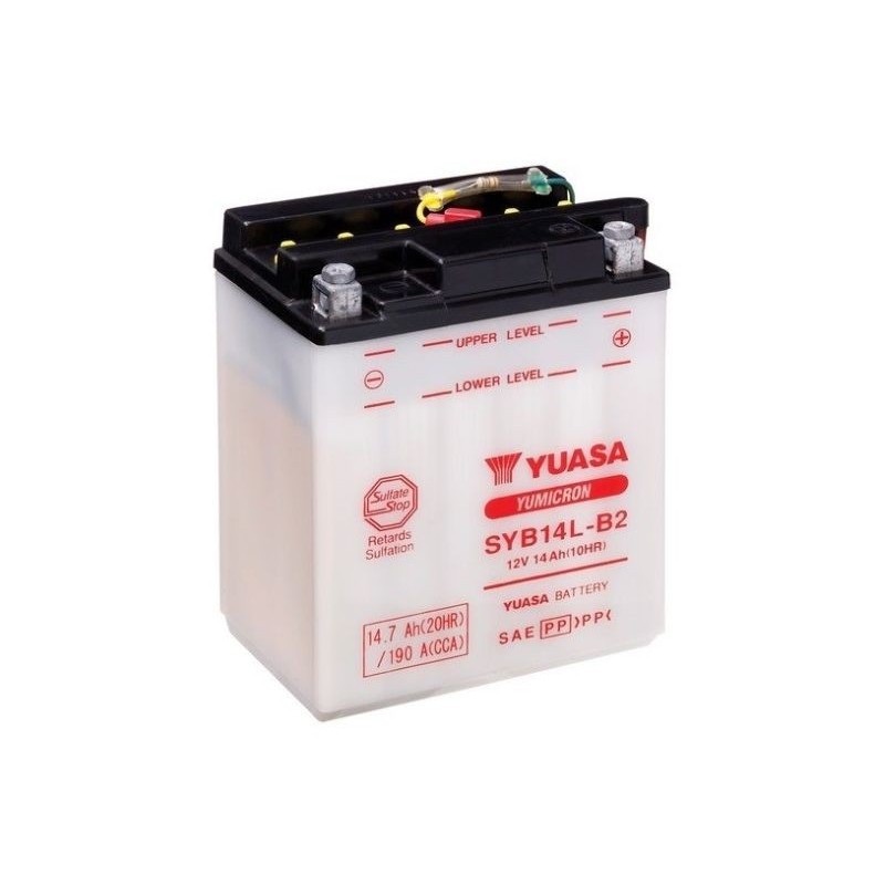 Batterie YUASA pour moto YUASA SYB14L-B2