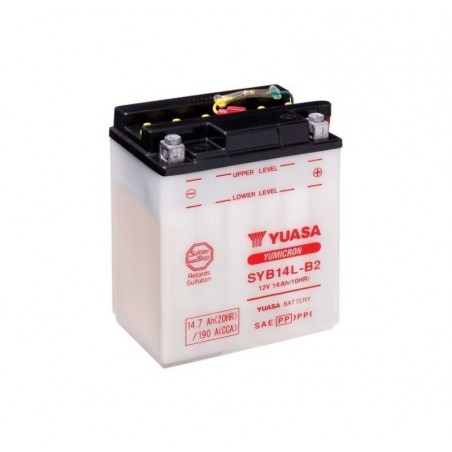 Batterie YUASA pour moto YUASA SYB14L-B2