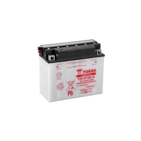 Batterie YUASA pour moto YUASA Y50-N18A-A Batterie YUASA pour moto YUASA Y50-N18A-A