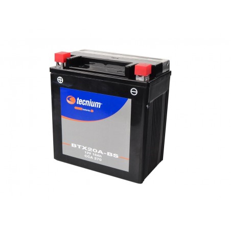 Batterie TECNIUM pour moto BTX20A-BS Batterie TECNIUM pour moto BTX20A-BS