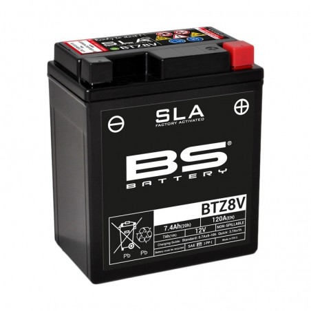 BATTERIE DE MOTO BS YTZ8V