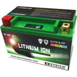 Batterie Lithium Ion SKYRICH pour moto HJTX7A-BS