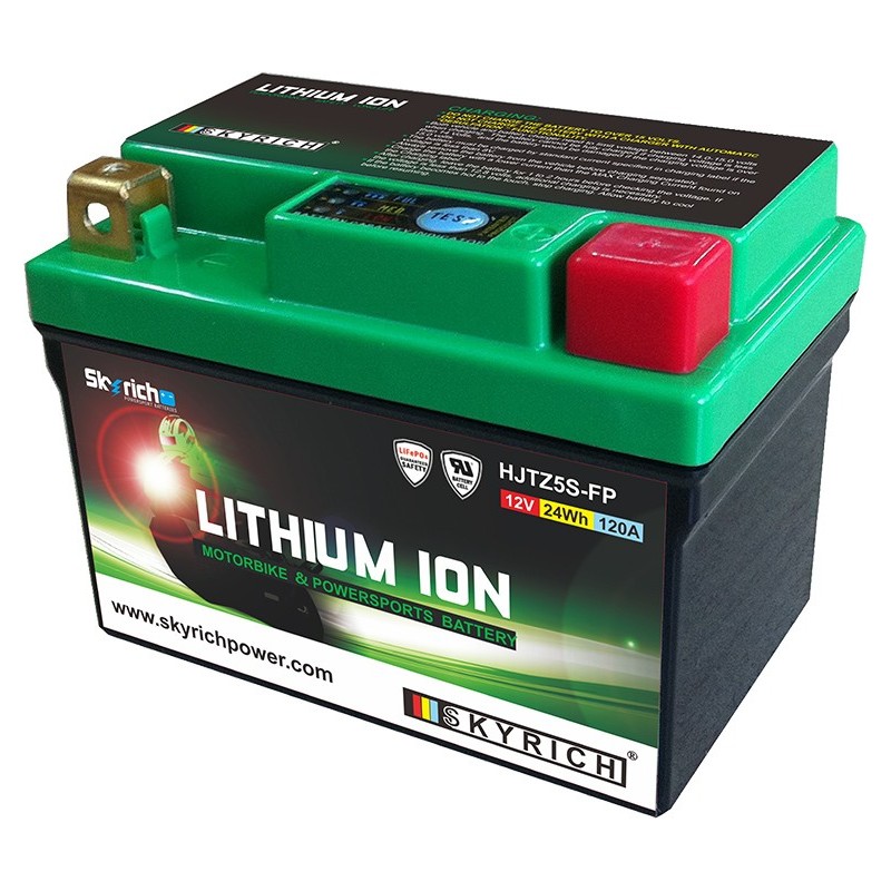 Batterie Lithium Ion SKYRICH pour moto HJTZ5S
