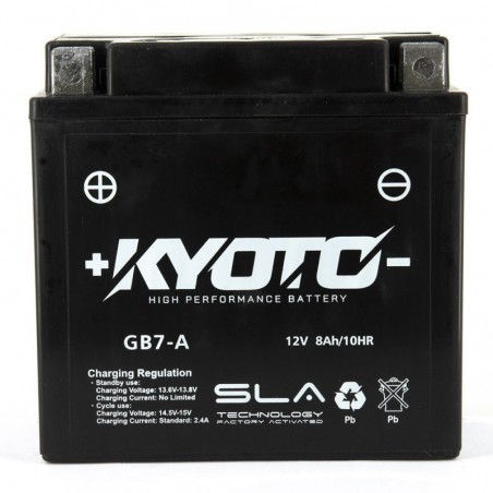 Batterie YB7-A / GB7-A SLA  Prête à l'emploi KYOTO