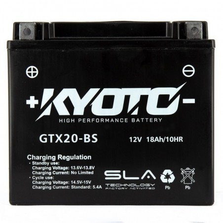 Batterie YTX20BS / GTX20BS SLA  - Kyoto