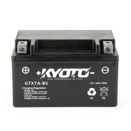 Batterie KYOTO YTX7A-BS GEL / SLA Batterie KYOTO YTX7A-BS GEL / SLA