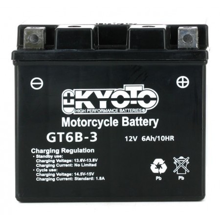 Batterie Moto YT6B-3 Kyoto