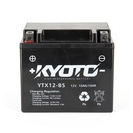 Batterie WP12BS YTX12BS Gel 10Ah 12V moto, scooter