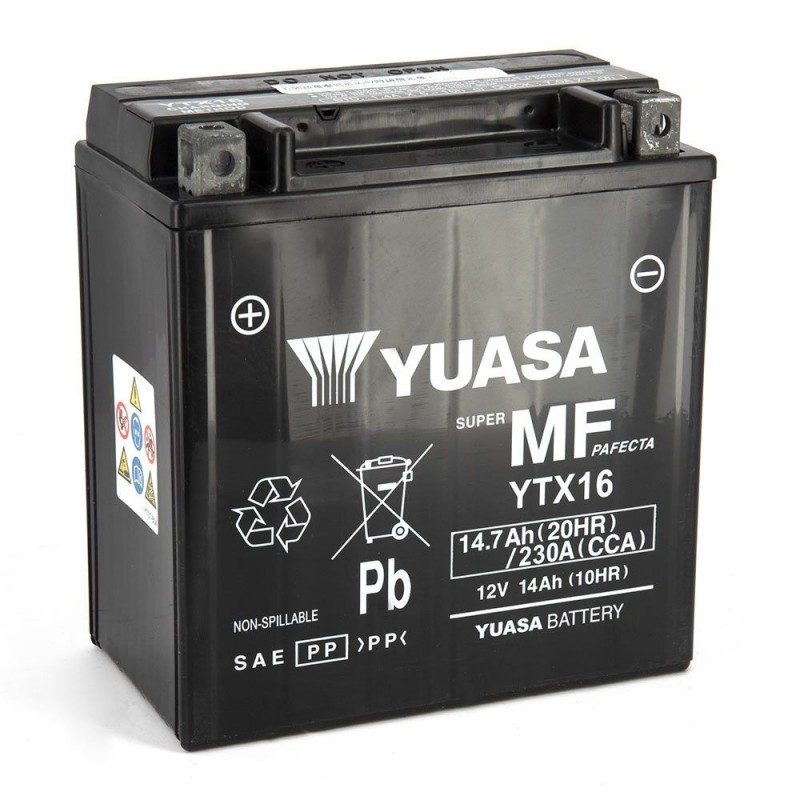 YTX16-BS Yuasa AGM Prête à l'emploi