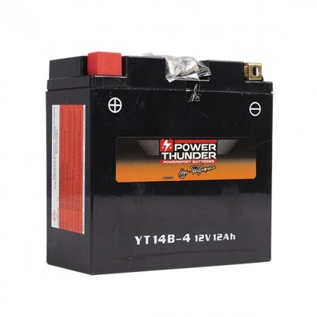 Batterie Moto Power Thunder YT14B-4 Prête à l'emploi