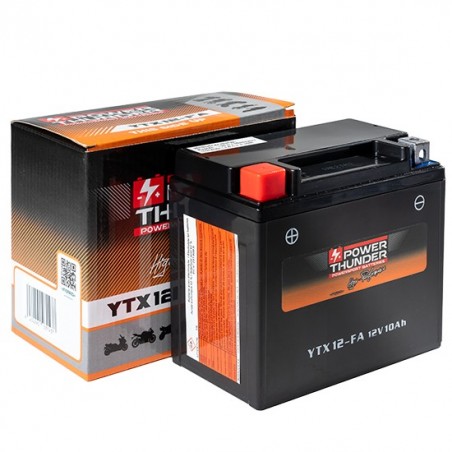 Batterie Moto Power Thunder YTX12-BS