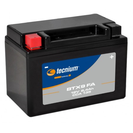 Batterie TECNIUM YTX9 / BTX9 Activée Usine Prête à l'emploi