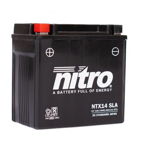 batterie NTX14 NITRO SLA prête à l'emploi batterie NTX14 NITRO SLA prête à l'emploi