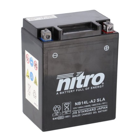 Batterie NB14L-A2 SLA NITRO Prête à l'emploi Batterie NB14L-A2 SLA NITRO Prête à l'emploi