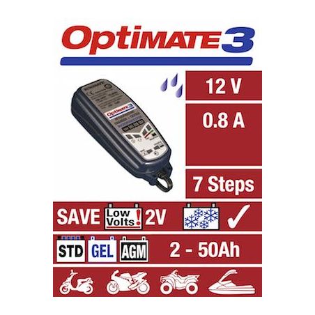 Chargeur de batterie OptiMate 3 TM-430