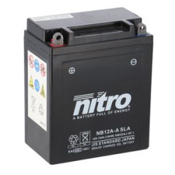 Batterie NB12A-A / YB12A-A SLA NITRO 12V 12Ah 165A