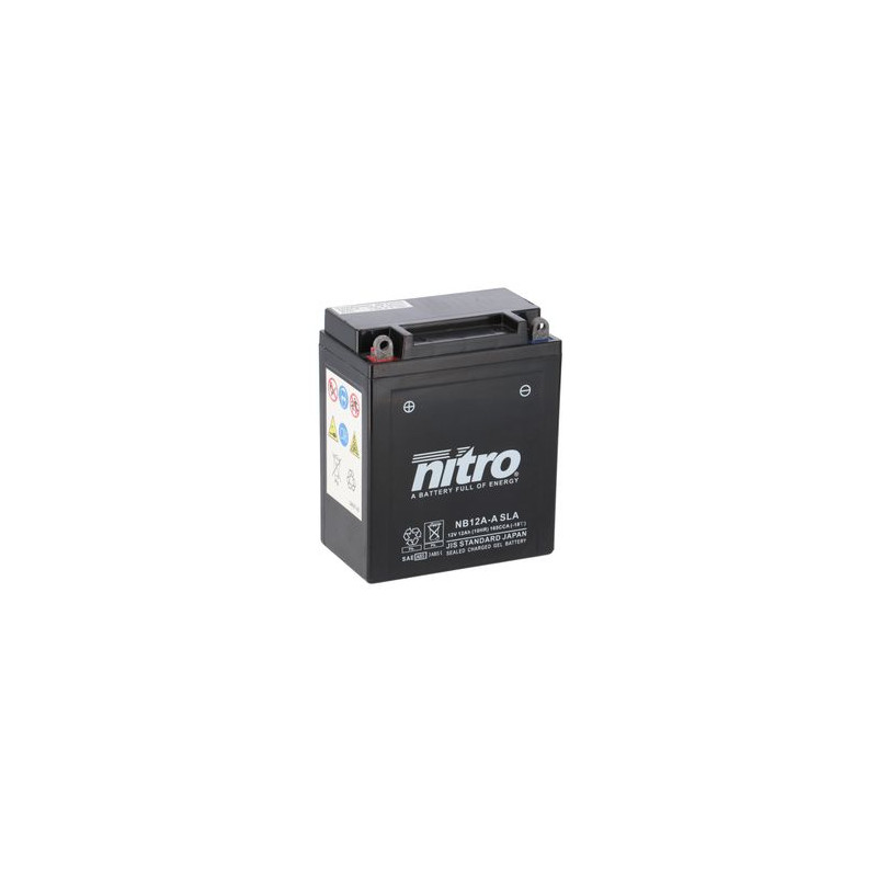 Batterie NB12A-A / YB12A-A SLA NITRO 12V 12Ah 165A