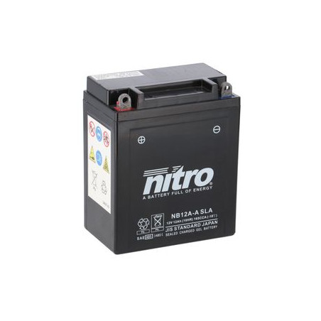 Batterie NB12A-A / YB12A-A SLA NITRO 12V 12Ah 165A