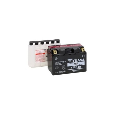 Batterie YUASA pour moto YT9B-BS AGM avec pack acide