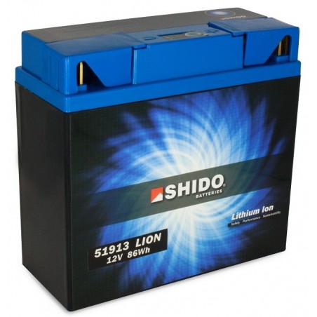 Batterie Lithium Ion SHIDO pour moto 51913