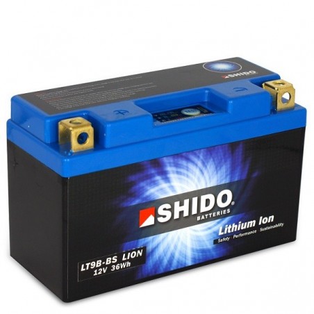 Batterie Lithium Ion SHIDO pour moto LT9B-BS