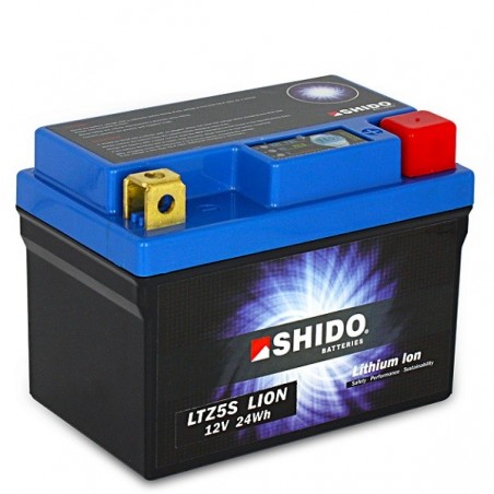 Batterie Lithium Ion SHIDO pour moto LTZ5S