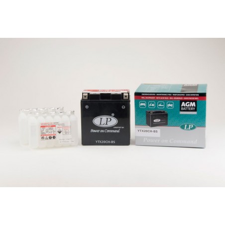 LANDPORT YTX20CH-BS AGM ouvert avec pack acide H LANDPORT YTX20CH-BS AGM ouvert avec pack acide H